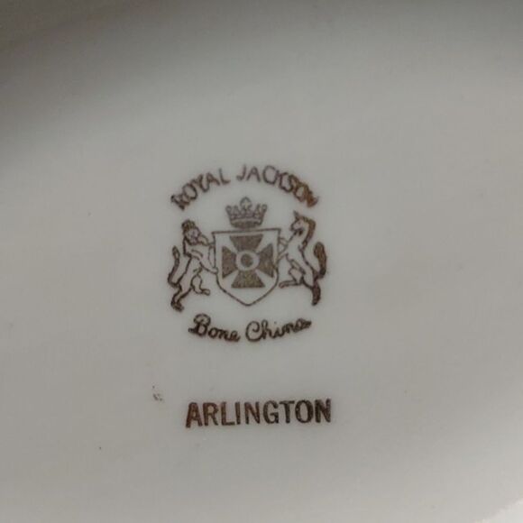 Royal Jackson Dogwood Vintage‎ China Gravy Boat Attached Drip Plate - Picture 3 of 8